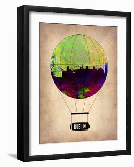 Dublin Air Balloon-NaxArt-Framed Art Print