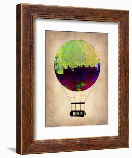 Dublin Air Balloon-NaxArt-Framed Art Print