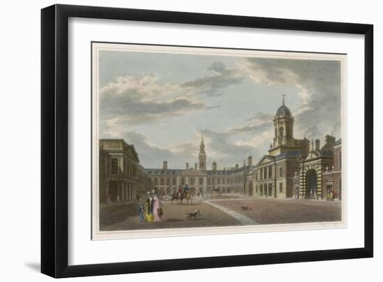 Dublin Castle 1817-null-Framed Art Print