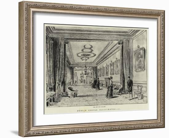 Dublin Castle Illustrated, II-null-Framed Giclee Print