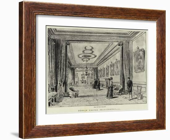 Dublin Castle Illustrated, II-null-Framed Giclee Print