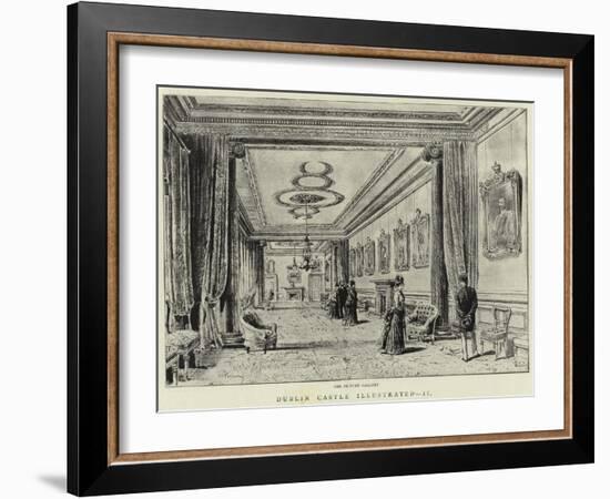 Dublin Castle Illustrated, II-null-Framed Giclee Print