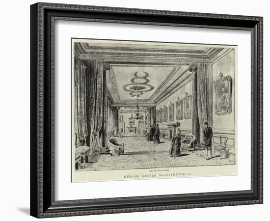 Dublin Castle Illustrated, II-null-Framed Giclee Print