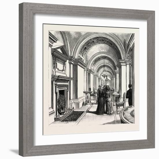 Dublin Castle, Ireland, the Corridor, 1888-null-Framed Giclee Print