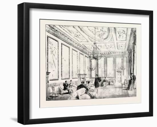 Dublin Castle Ireland, the State Drawing-Room, 1888-null-Framed Giclee Print