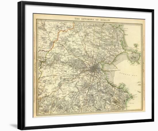 Dublin Environs, c.1837-null-Framed Art Print