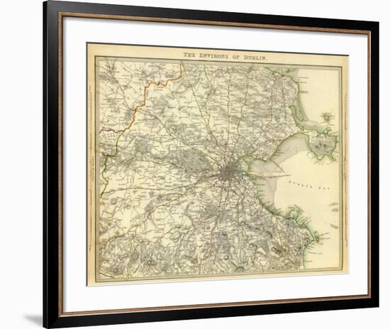 Dublin Environs, c.1837-null-Framed Art Print