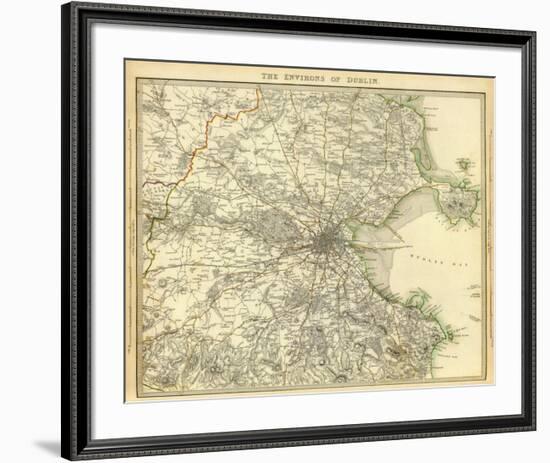 Dublin Environs, c.1837-null-Framed Art Print