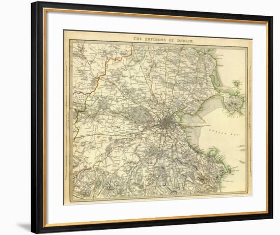 Dublin Environs, c.1837-null-Framed Art Print