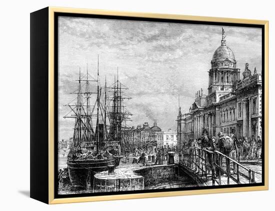 Dublin, Ireland, 19th Century-Weber-Framed Premier Image Canvas