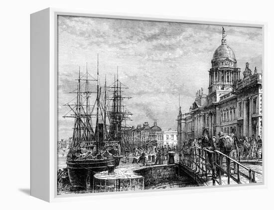 Dublin, Ireland, 19th Century-Weber-Framed Premier Image Canvas