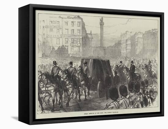 Dublin Obsequies of Lord Mayo, the Funeral Procession-Charles Robinson-Framed Premier Image Canvas