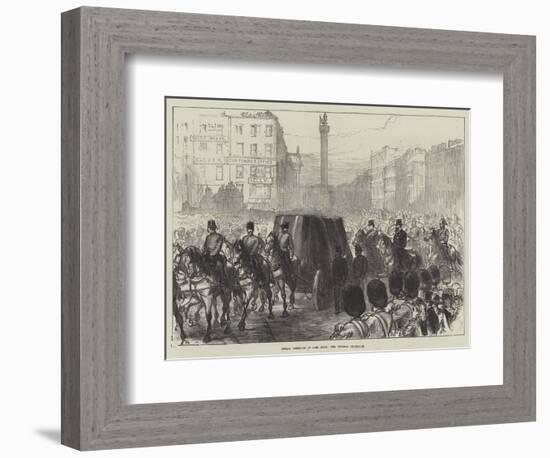 Dublin Obsequies of Lord Mayo, the Funeral Procession-Charles Robinson-Framed Giclee Print