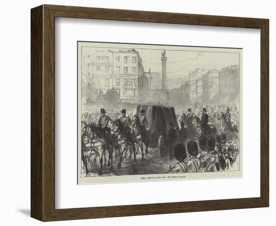 Dublin Obsequies of Lord Mayo, the Funeral Procession-Charles Robinson-Framed Giclee Print