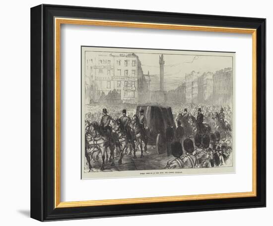 Dublin Obsequies of Lord Mayo, the Funeral Procession-Charles Robinson-Framed Giclee Print