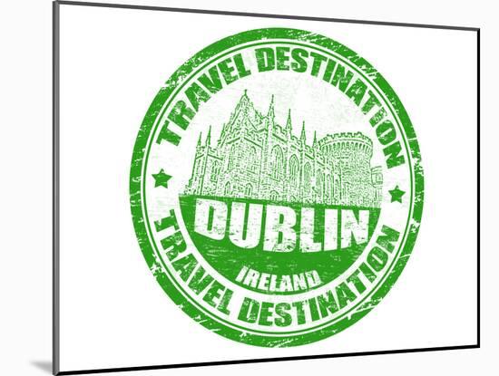 Dublin Stamp-radubalint-Mounted Art Print