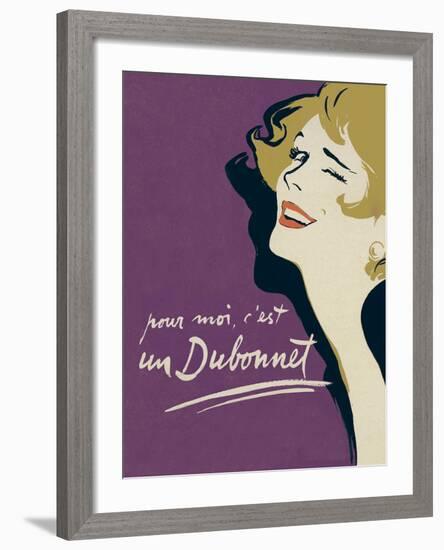 Dubonnet - Amethyst-The Vintage Collection-Framed Giclee Print