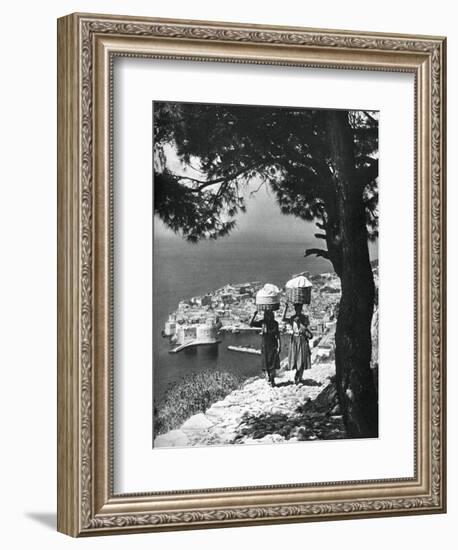 Dubrovnik, Croatia, 1937-Martin Hurlimann-Framed Premium Giclee Print