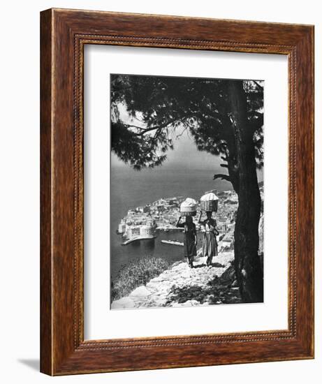 Dubrovnik, Croatia, 1937-Martin Hurlimann-Framed Premium Giclee Print