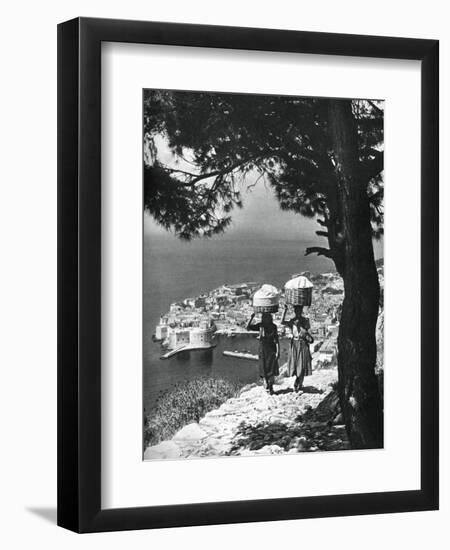 Dubrovnik, Croatia, 1937-Martin Hurlimann-Framed Premium Giclee Print