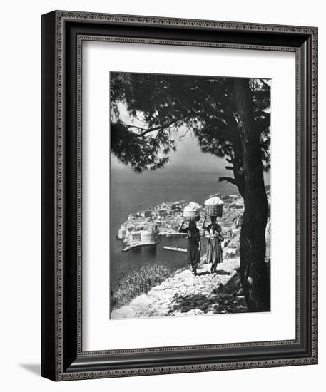 Dubrovnik, Croatia, 1937-Martin Hurlimann-Framed Premium Giclee Print