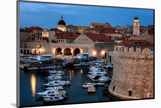 Dubrovnik Harbour, UNESCO World Heritage Site, Croatia, Europe-Karen McDonald-Mounted Photographic Print