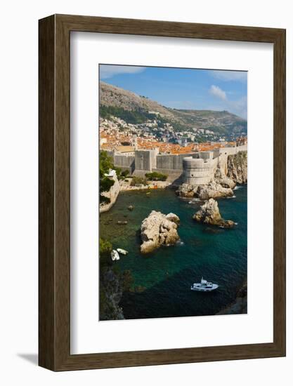 Dubrovnik Old Town and the City Walls-Matthew Williams-Ellis-Framed Photographic Print