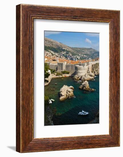 Dubrovnik Old Town and the City Walls-Matthew Williams-Ellis-Framed Photographic Print
