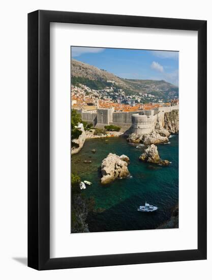 Dubrovnik Old Town and the City Walls-Matthew Williams-Ellis-Framed Photographic Print