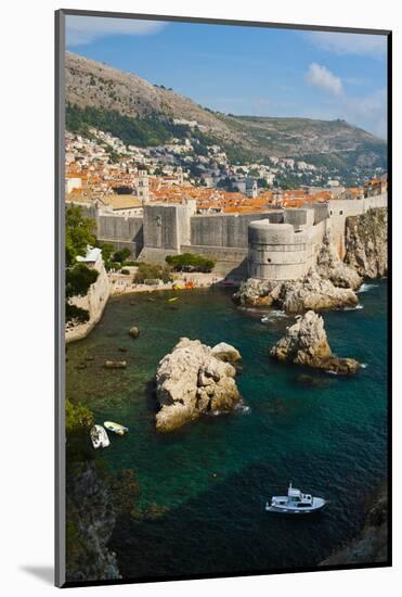 Dubrovnik Old Town and the City Walls-Matthew Williams-Ellis-Mounted Photographic Print