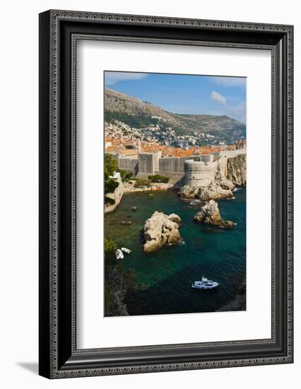 Dubrovnik Old Town and the City Walls-Matthew Williams-Ellis-Framed Photographic Print