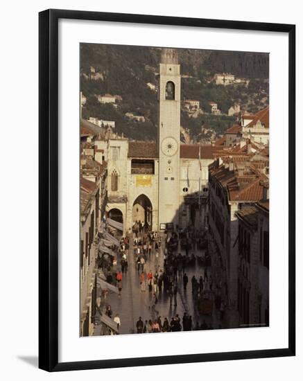 Dubrovnik, Unesco World Heritage Site, Dalmatia, Adriatic, Croatia-Oliviero Olivieri-Framed Photographic Print