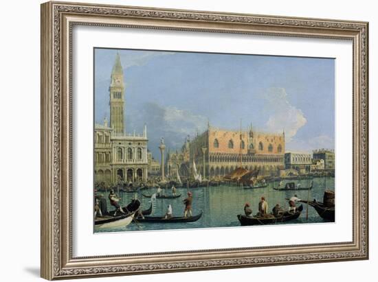 Ducal Palace, Venice, c.1755-Canaletto-Framed Giclee Print