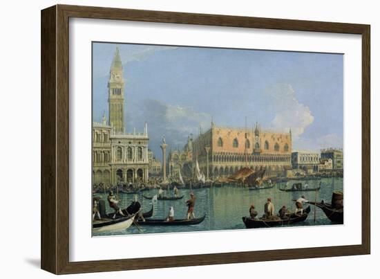 Ducal Palace, Venice, c.1755-Canaletto-Framed Giclee Print