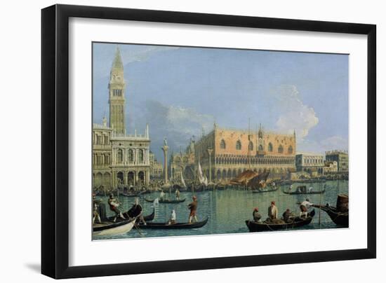 Ducal Palace, Venice, c.1755-Canaletto-Framed Giclee Print