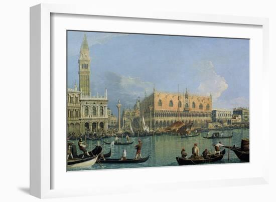 Ducal Palace, Venice, c.1755-Canaletto-Framed Giclee Print