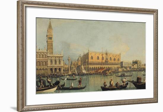 Ducal Palace Venice-Canaletto-Framed Premium Giclee Print
