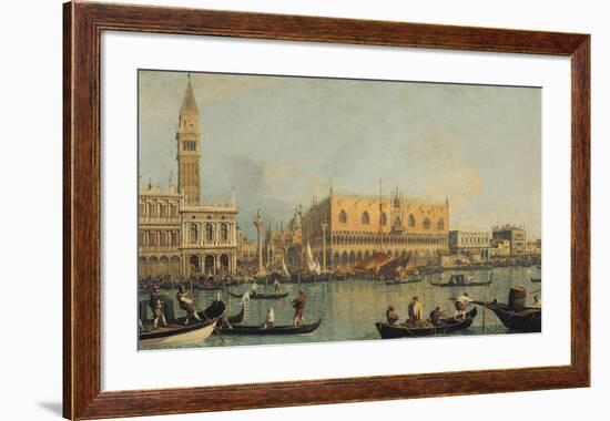 Ducal Palace Venice-Canaletto-Framed Premium Giclee Print