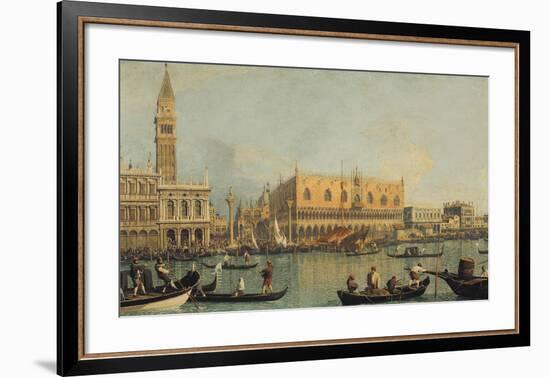 Ducal Palace Venice-Canaletto-Framed Premium Giclee Print