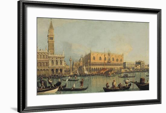 Ducal Palace Venice-Canaletto-Framed Premium Giclee Print