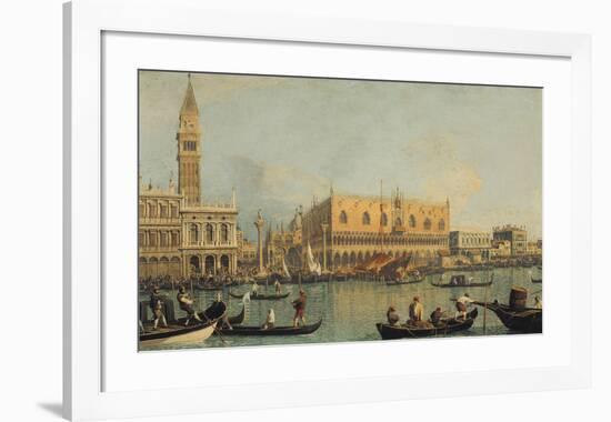 Ducal Palace Venice-Canaletto-Framed Premium Giclee Print