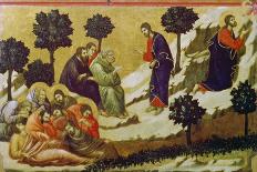 The Calling of the Apostles Peter and Andrew-Duccio di Buoninsegna-Art Print
