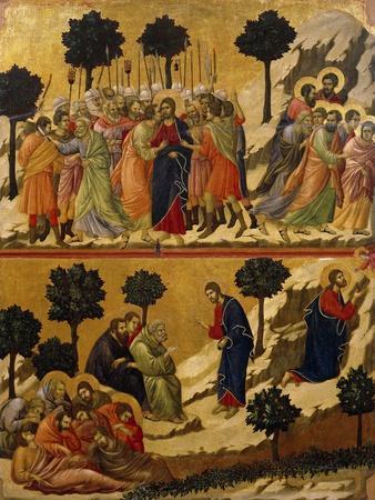 'Kiss of Judas, and Prayer on Mount of Olives' Giclee Print - Duccio Di  buoninsegna | Art.com