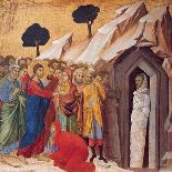 Jesus Opens the Eyes of the Man Born Blind, 1311-Duccio di Buoninsegna-Giclee Print