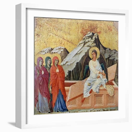 Duccio: Three Marys-Duccio di Buoninsegna-Framed Giclee Print