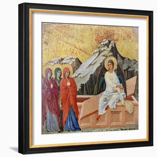Duccio: Three Marys-Duccio di Buoninsegna-Framed Giclee Print