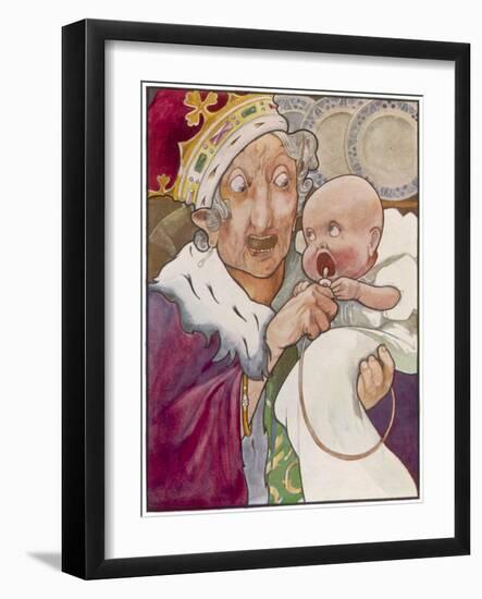 Duchess and Baby-C Robinson-Framed Art Print