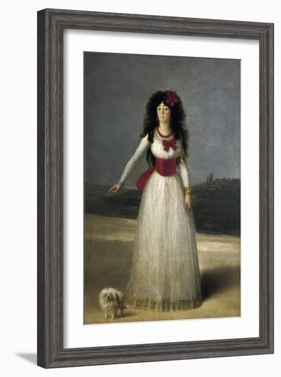 Duchess of Alba-Francisco de Goya-Framed Art Print