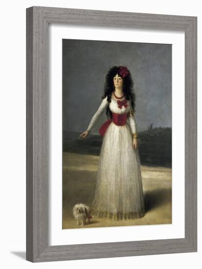 Duchess of Alba-Francisco de Goya-Framed Art Print