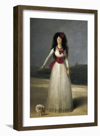 Duchess of Alba-Francisco de Goya-Framed Art Print